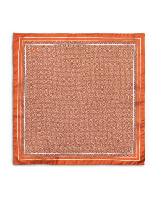 Geometric Silk Twill Pocket Square