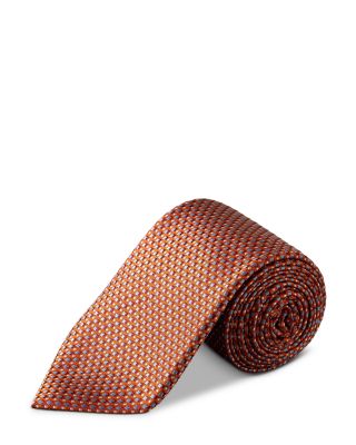 Geometric Woven Silk Tie