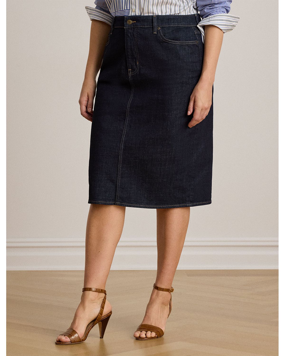 Denim Pencil Skirt thumbnail 7