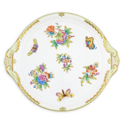 Queen Victoria Round Tray with Handles