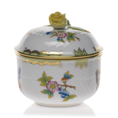 Queen Victoria Covered Sugar with Rose