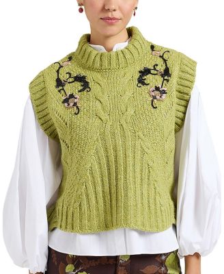  Cameo Vest Embroidered