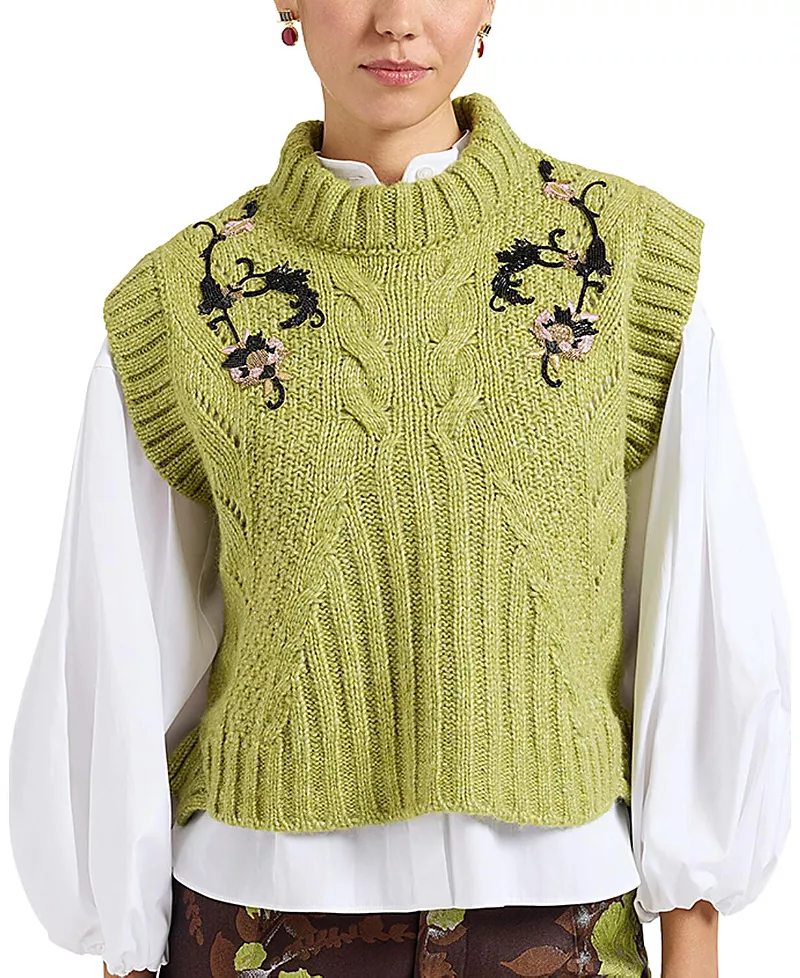 La DoubleJ Cameo Vest Embroidered