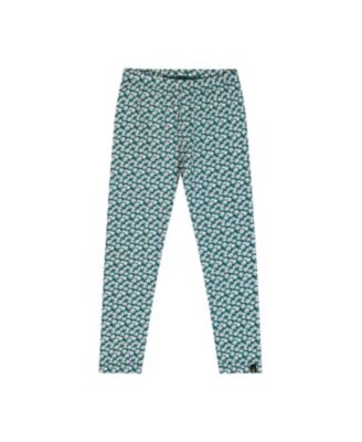 Girls' Organic Cotton Ditsy Flower Elastic Waist Leggings - Big Kid