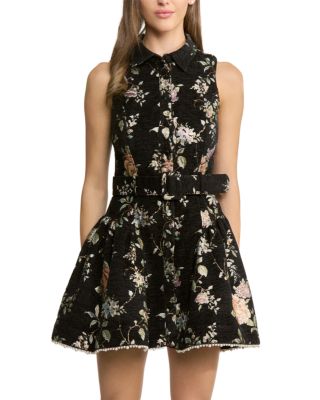 Jasmine Belted Sleeveless Mini Dress