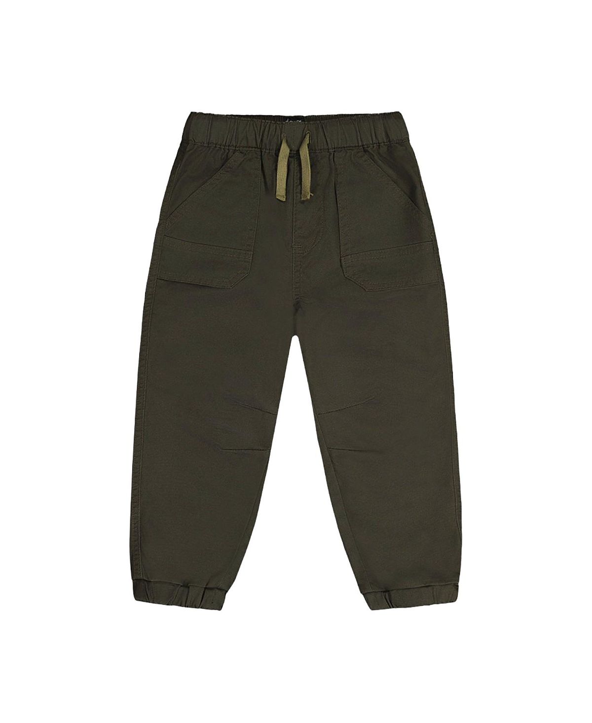 Deux par Deux Boys' Stretch Canvas Jogger Pants - Baby