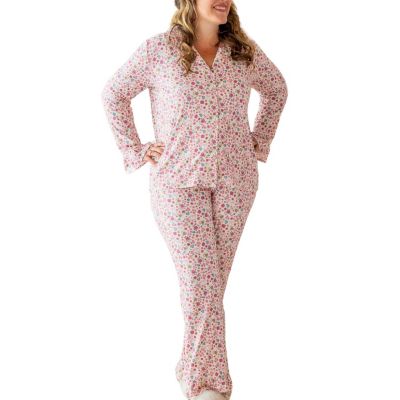  Berry Floral Women's Two-Piece Set