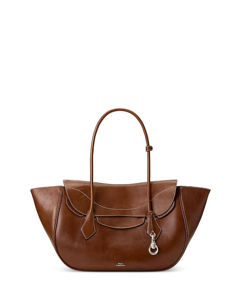 Polo Ralph Lauren Polo Blaze Large Leather Shoulder Bag