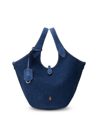 Polo Play Denim Tote Bag