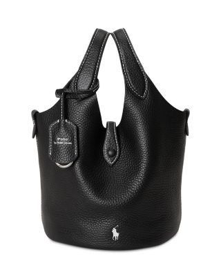 Polo Play Small Leather Tote Bag