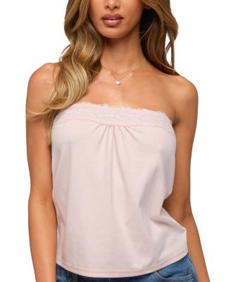 Edikted Kittey Lacey Strapless Top