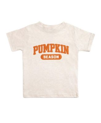Boys' Pumpkin Season Puff Ink Short Sleeve T-Shirt - Baby, Little Kid