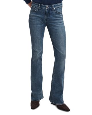 Kinsley Low Rise Cotton Stretch Full Bootcut Jeans in Sadie
