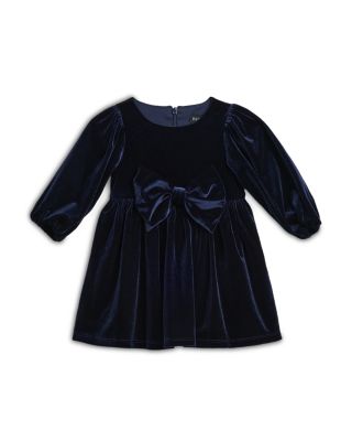 Girls' Lindsey Velour Mini Dress - Baby