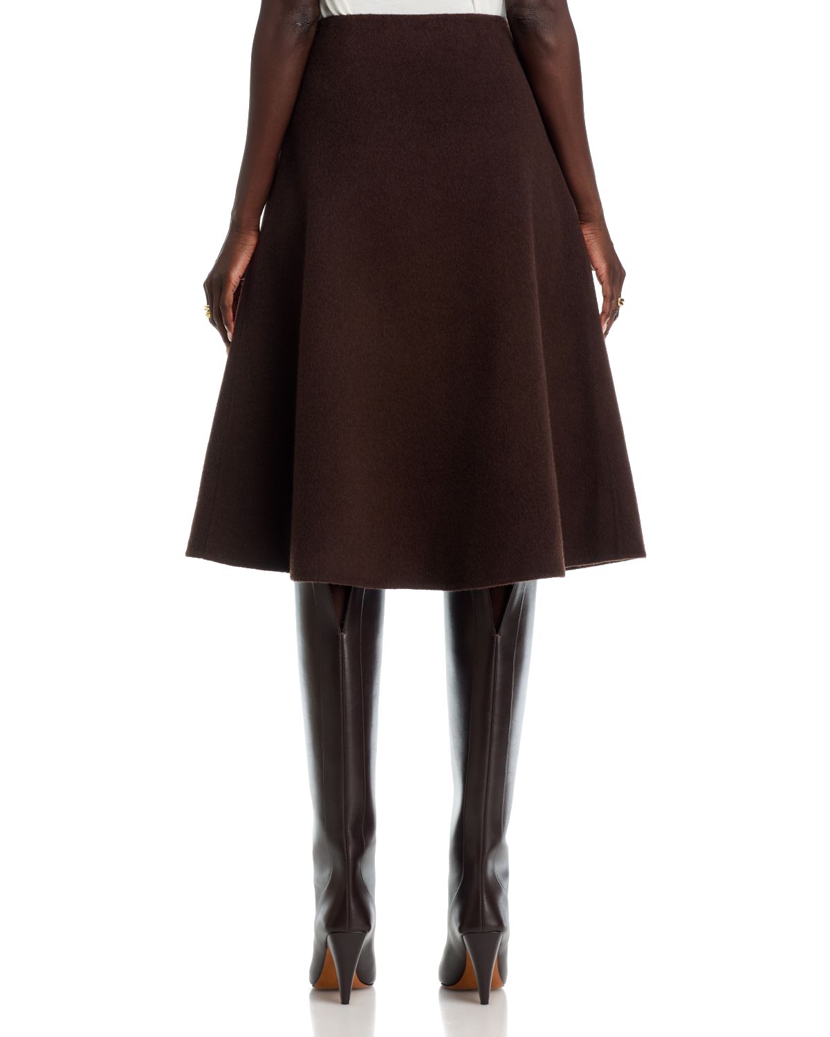 Vukina Wool Blend A Line Skirt thumbnail 3