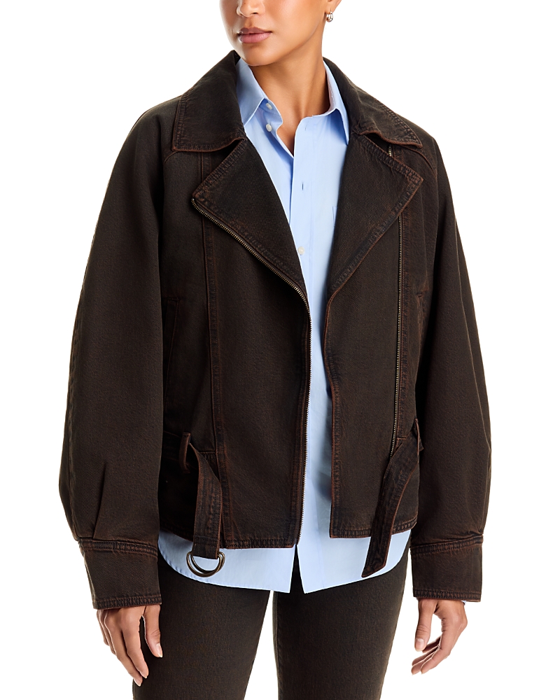 Levi's '80s Denim Belted Bomber Jacket in Over A Cup