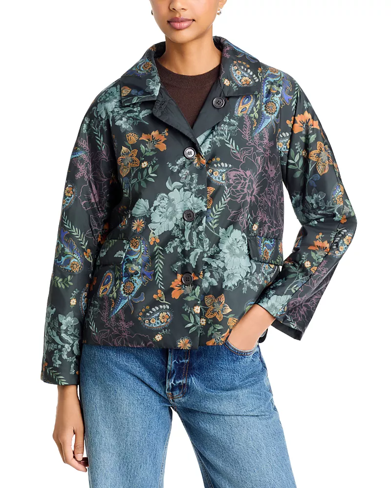 Johnny Was Lightweight Packable Reversible Puffer Coat