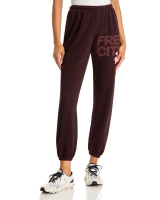Cotton Logo Sweatpants in Chocolate Rabbit