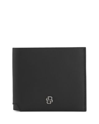 Icon Leather Eight Slot Logo Wallet
