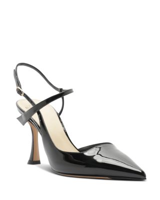 Women's Tita Wrap 85 Patent Leather Slingback High Heel Pumps