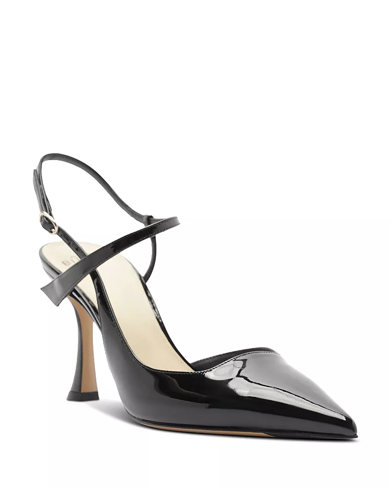 Alexandre Birman Women's Tita Wrap 85 Patent Leather Slingback High Heel Pumps