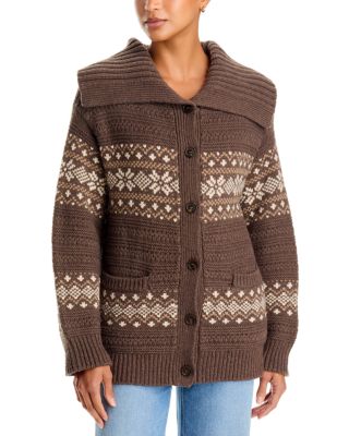 Dakar Wool Blend Shawl Collar Cardigan