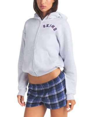Cotton Fleece Classic Zip Up Hoodie