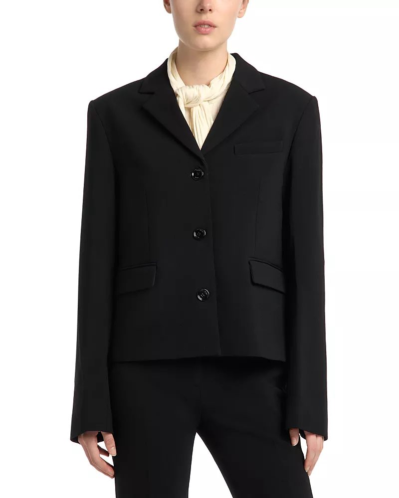 Toteme Wool Blend Short Blazer
