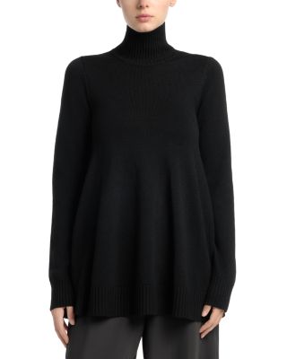Toteme Wool-Blend Turtleneck Long Sleeve Top