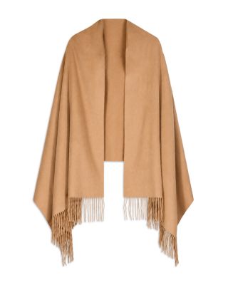 Oversize Cashmere Fringed Wrap