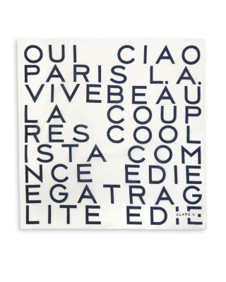 Le Text Cotton Bandana 