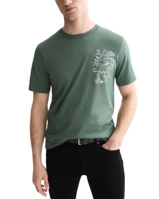 Cotton Logo Graphic Crewneck T-Shirt