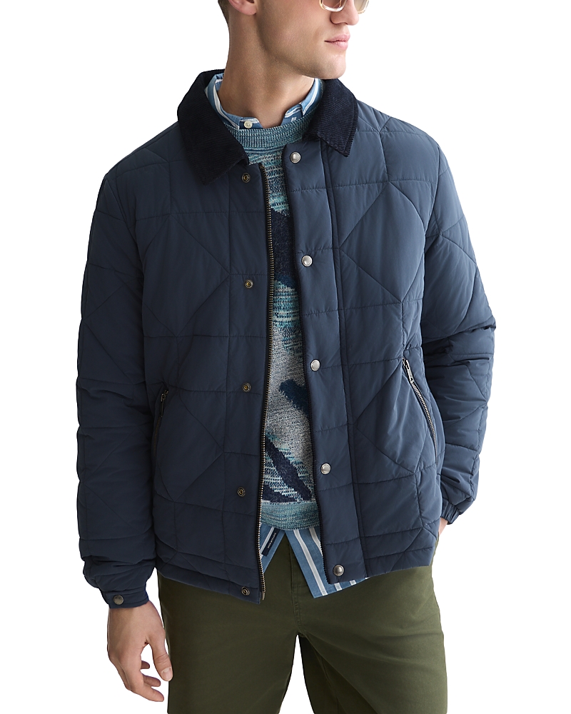 Scotch & Soda Sky Captain Quilted Snap Jacket