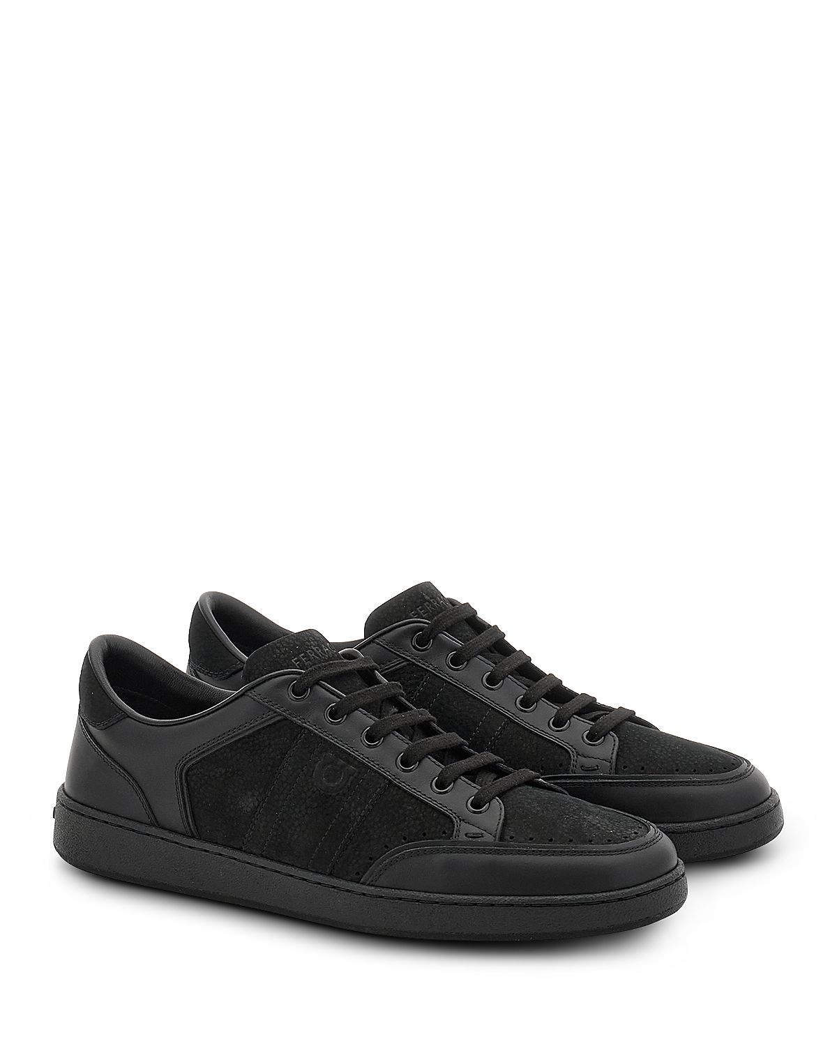 Ferragamo Men's Gancini Leather Sneakers