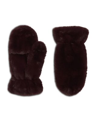 Coco Faux Fur Mittens
