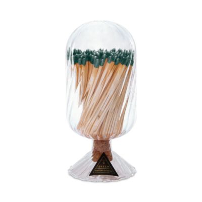 Helix Match Cloche with Evergreen-Tipped Matches