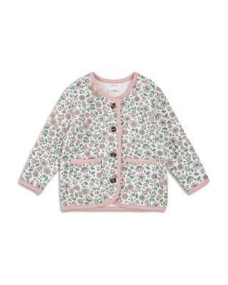 Girls' Farm Floral Quilted Cardigan - Baby