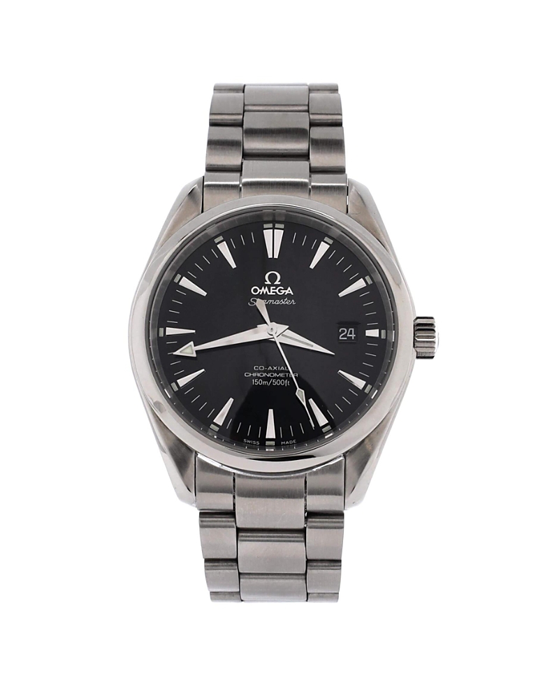 Pre-Owned Omega Seamaster Aqua Terra 150M Co-Axial Chronometer Automatic Watch in Stainless Steel 39mm