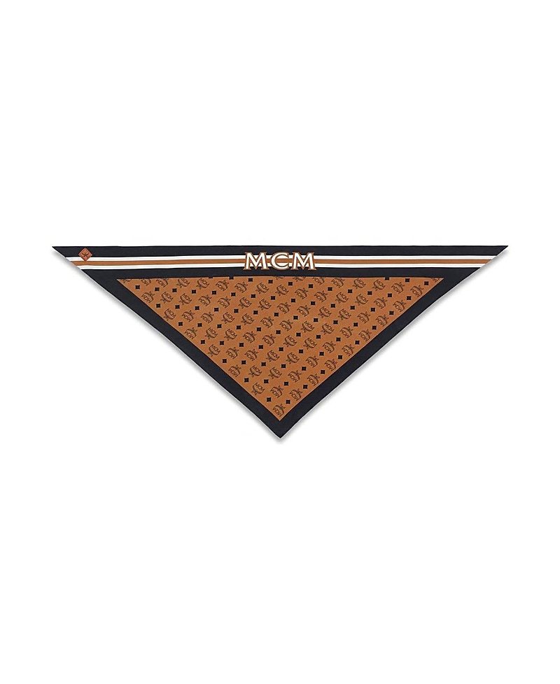 Mcm Monogram Print Triangle Silk Scarf · OS