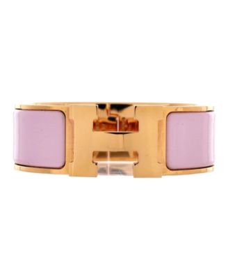 Wide Clic H Bracelet Enamel