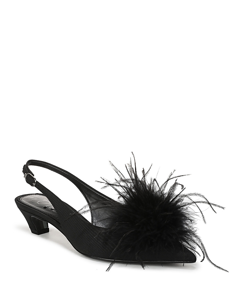Sam Edelman Women's Finch Feather Slingback Pumps