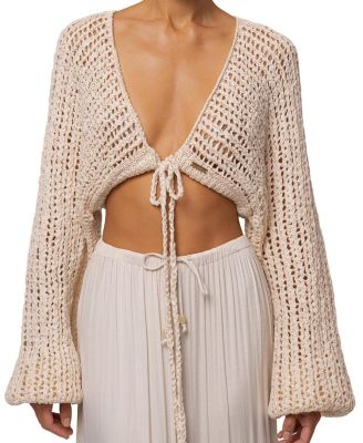 Jluxlabel Deep Waters Crochet Top