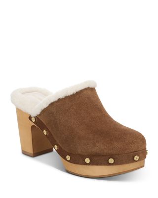 Women's Larken Shearling Lined Platform Clogs
