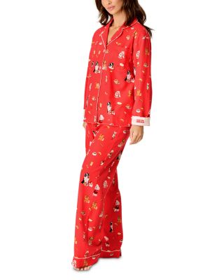 Long Sleeve Cotton Flannel Pajama Set