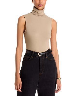 Sleeveless Turtleneck Top
