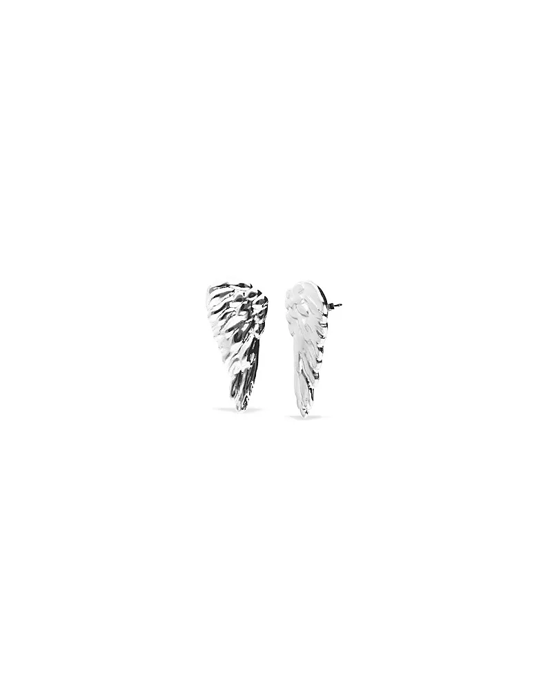 UNOde50 Sterling Silver Plated Earrings in the Shape of Wings