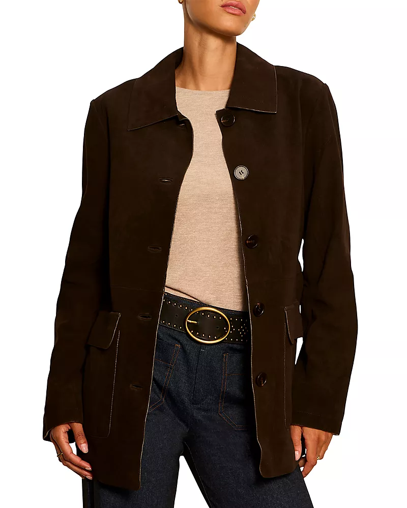 Sanctuary Avid Suede City Coat