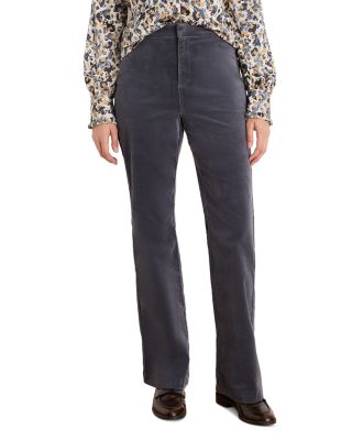 Quincy Bootcut Stretch Velvet Pants 