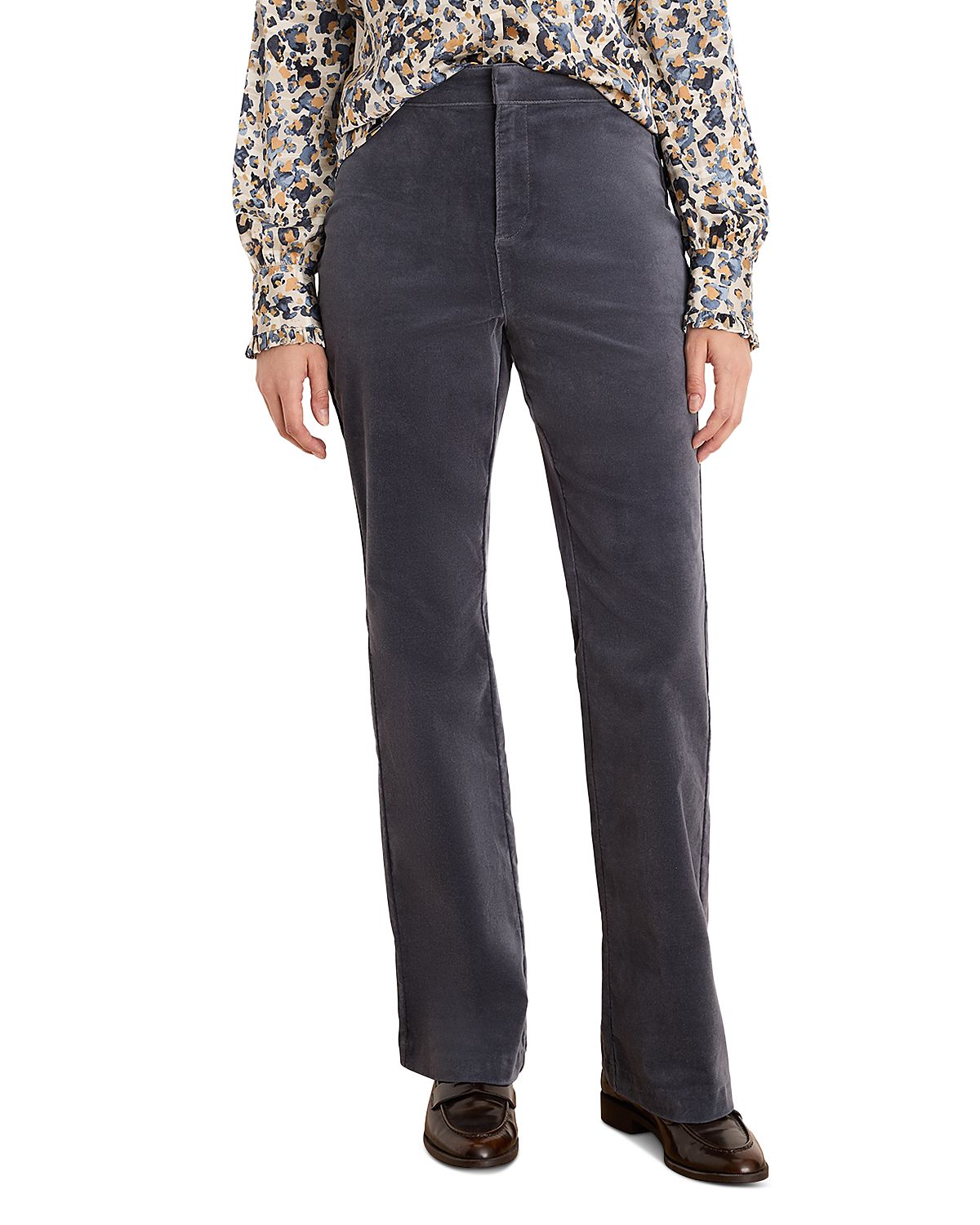 Nic+Zoe Quincy Bootcut Stretch Velvet Pants