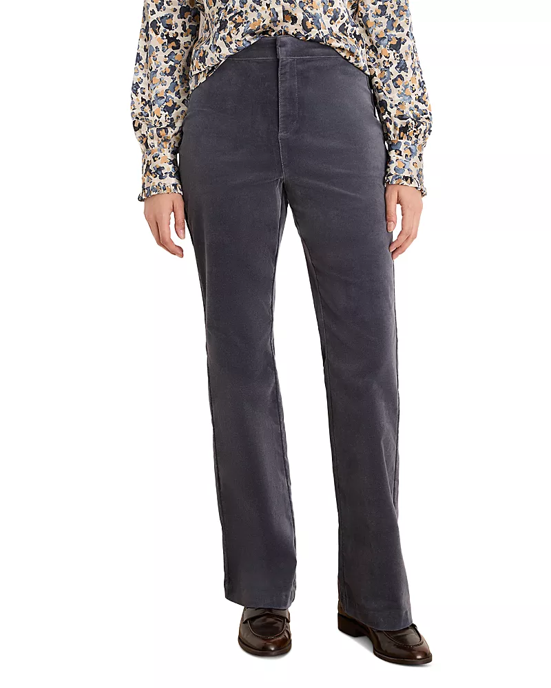 Nic+Zoe Quincy Bootcut Stretch Velvet Pants